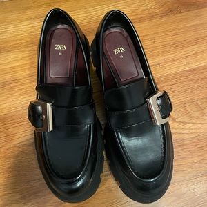 Zara chunky loafers